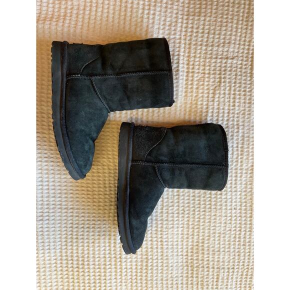 Black Suede Women's Boots - Picture 3 of 12